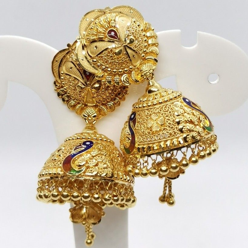 Peacock Embeded Jhumka