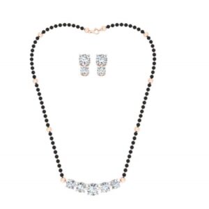 solitaire line mangalsutra