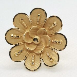 Flower shape ring 01