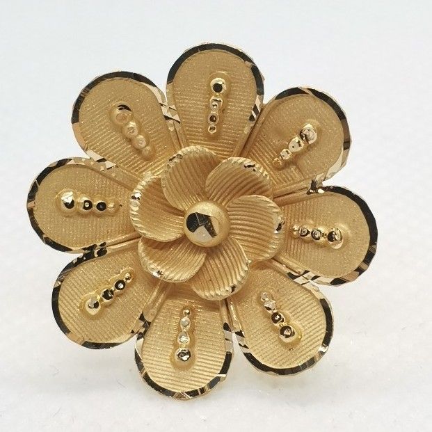 Flower shape ring 01