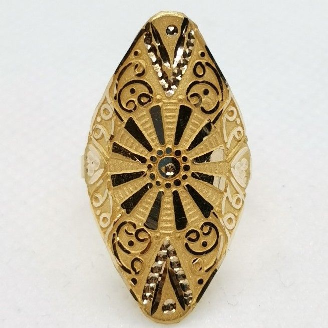 Sun Carved Ring