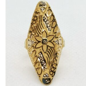 Flower Carved Ring 01