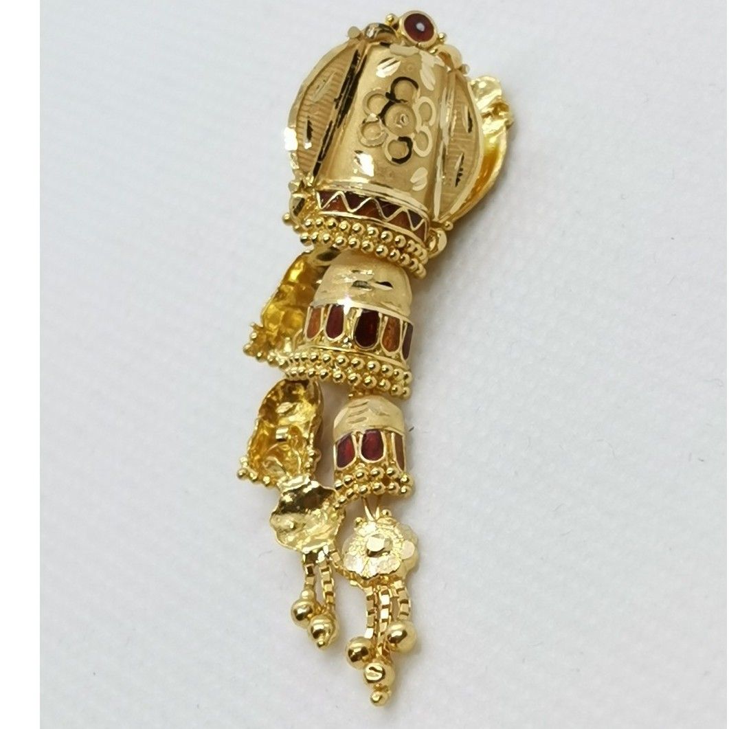 22k Double Layer Jhumka 02