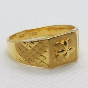 Checked Side Ring