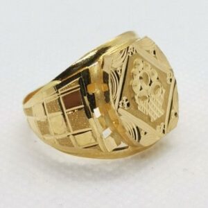 Checked Vase Ring