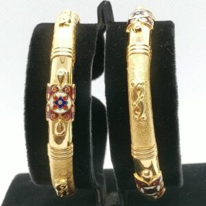 916 Flower Meenakari Bangle