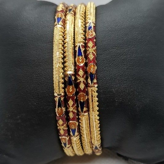 22k meena bangle