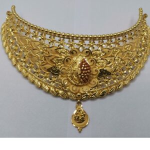 916 Gold Fancy Choker set 18