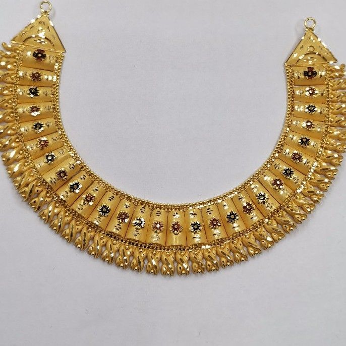 Necklace nk77 Round Neck Shaped 22 Kt