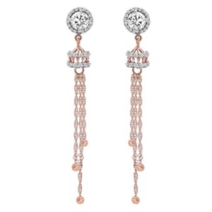 18k rose gold 18kt designer earring pj-e008