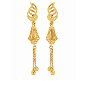 916 gold fancy latkan earring pj-e003