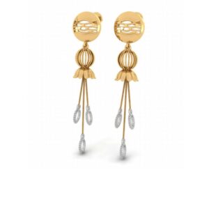 22kt gold designer earring for women pj-e002