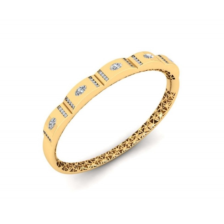 22kt gold cz attractive bracelet pj-b002