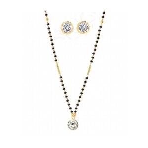 22kt gold fancy single line mangalsutra pj-m002