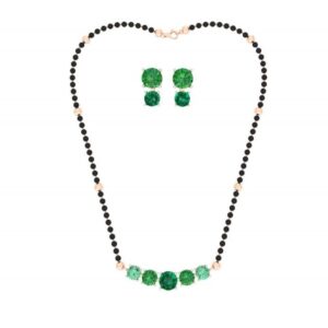 916 gold fancy colorful stone mangalsutra pj-m001