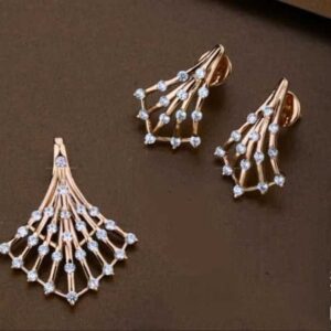 22 K Gold Fancy Pendant Set. nj-p01209