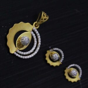 22 K Gold Pendant Set. nj-p01200
