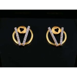 22 K Gold Fancy Earring. NJ-E01159