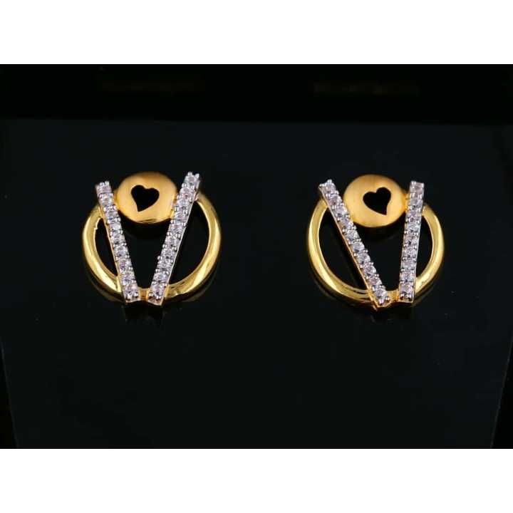 22 K Gold Fancy Earring. NJ-E01159