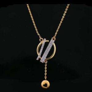 22 K Gold Fancy Pendant Chain. NJ-P01156
