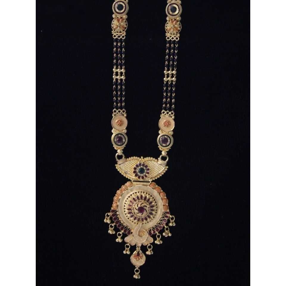 22 K Gold Antique Mangalsutra. NJ-M01123