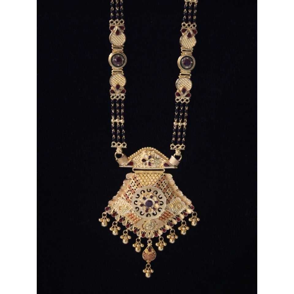 22 K Gold Antique Mangalsutra. NJ-M01119