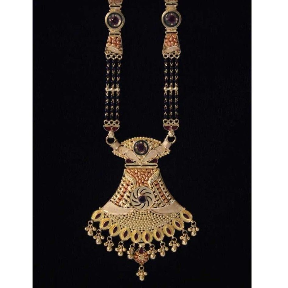 22 K Gold Antique Mangalsutra. NJ-M01113