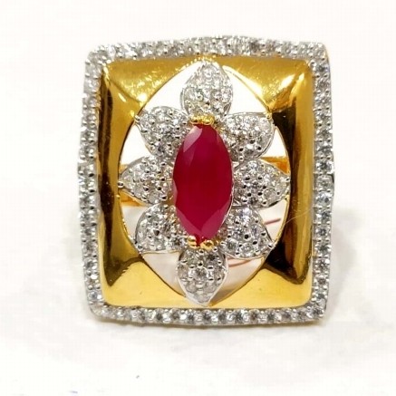 22 k gold fancy ring. nj-r01017