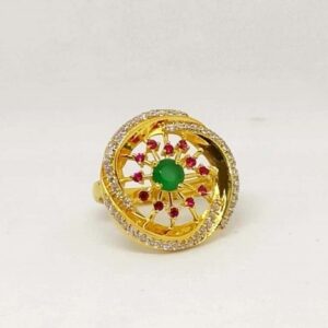 22 k Gold Fancy Cocktail Ring. NJ-R0988