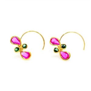 22 K Gold Fancy Nosepin. NJ-N0952