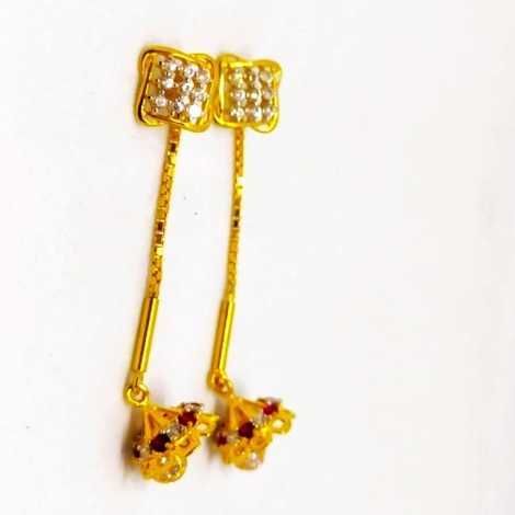 18 K Gold Fancy Soi Dora. NJ-E0703