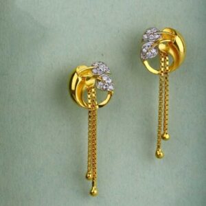 22 K Gold Fancy Earring. NJ-E0637