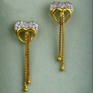 22 K Gold Fancy Earring. NJ-E0632