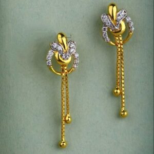 22 K Gold Fancy Earring. NJ-E0631