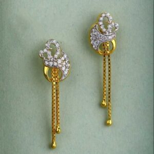 22 K Gold Fancy Earring. NJ-E0630