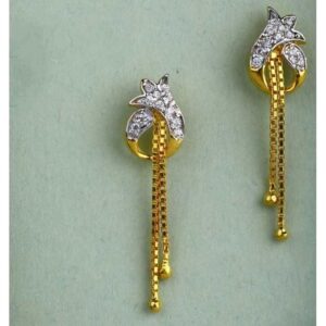 22 K Gold Fancy Latkan Earring. NJ-E0629