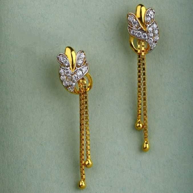 22 K Gold Fancy Earring. NJ-E0624