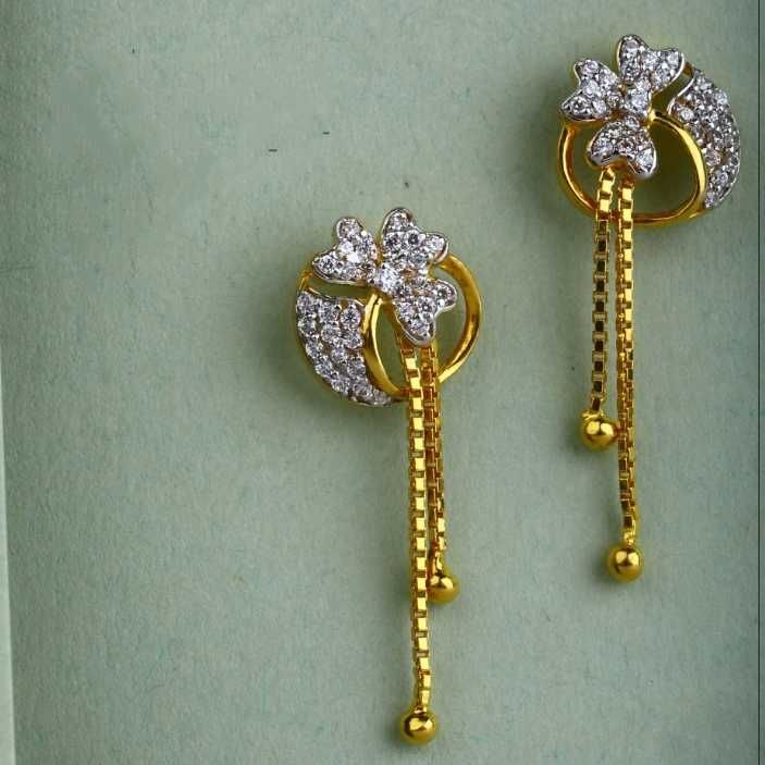 22 K Gold Fancy Earring. NJ-E0623