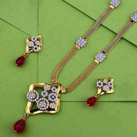 22 K Gold Fancy Pendant Set. NJ-P0617