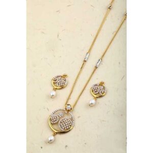 22 K Gold Fancy Pendant Set. NJ-P0615