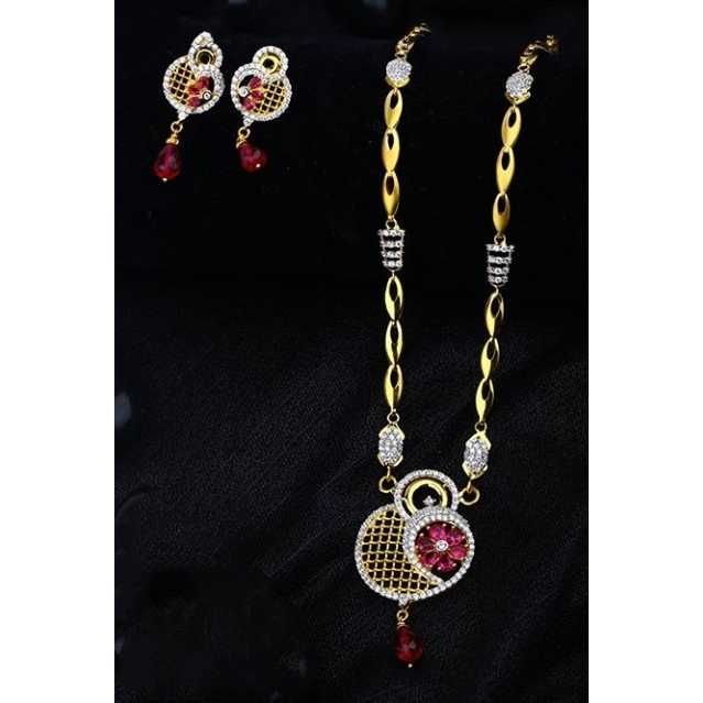22 K Gold Fancy Pendant Set. NJ-P0611