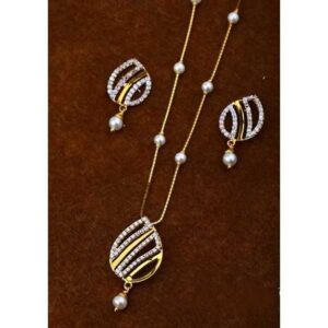 22 k gold fancy pendant set. nj-p0605