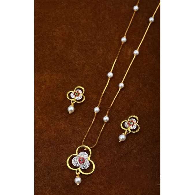 22 k gold fancy pendant set. nj-p0603
