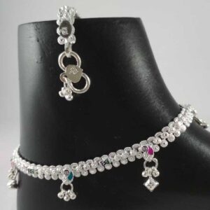 Silver Fancy Payal. NJ-P0409