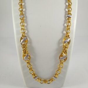 22 k gold fancy chain. nj-c0284