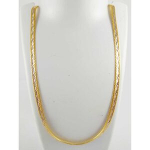 22 k gold fancy chain. nj-c0283