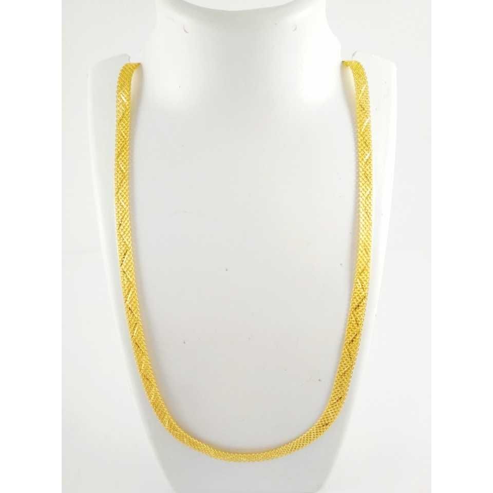 22 k gold machine chain. nj-c0282