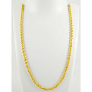 22 k gold fancy chain. nj-c0281