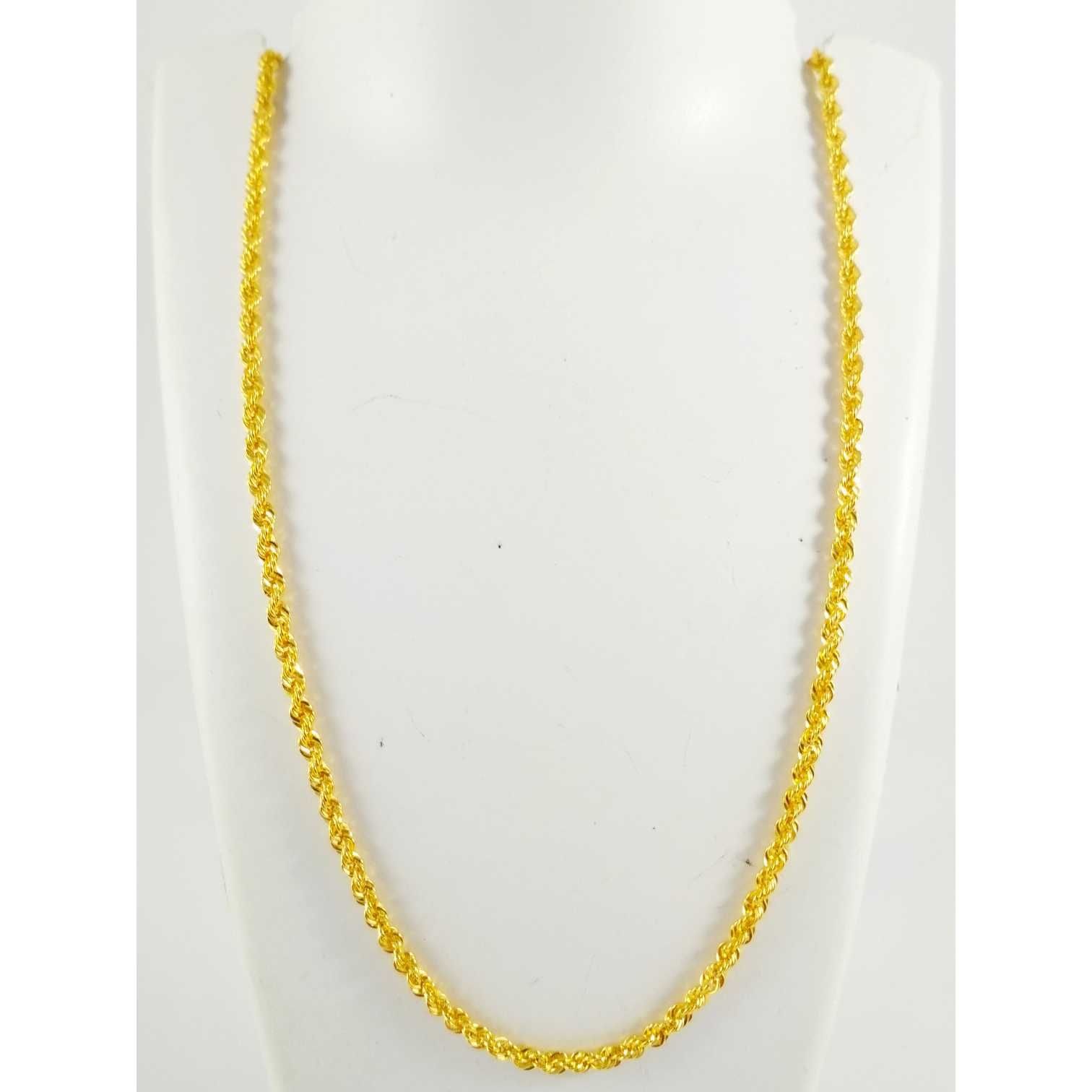 22 k gold fancy chain. nj-c0281