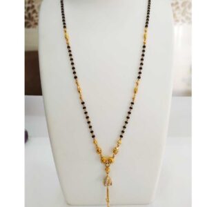 22 k gold fancy Mangalsutra. NJ-M0278